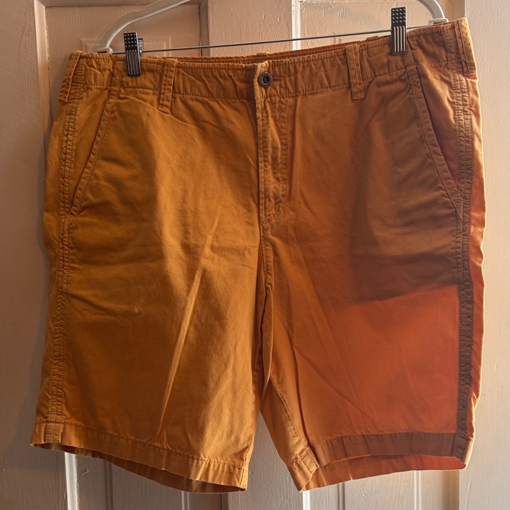 GAP Men's Burnt Orange Flat Front Shorts
